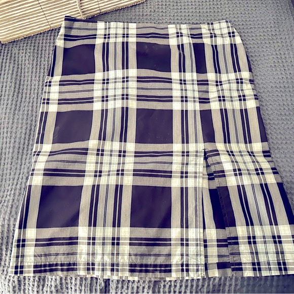 Tommy Hilfiger cotton plaid skirt - Picture 1 of 6